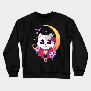 Romantic Cat Crewneck Sweatshirt